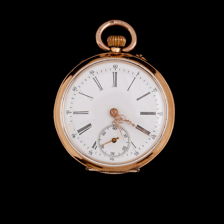 FICKUR, 18 k guld, 1900-talets första hälft.