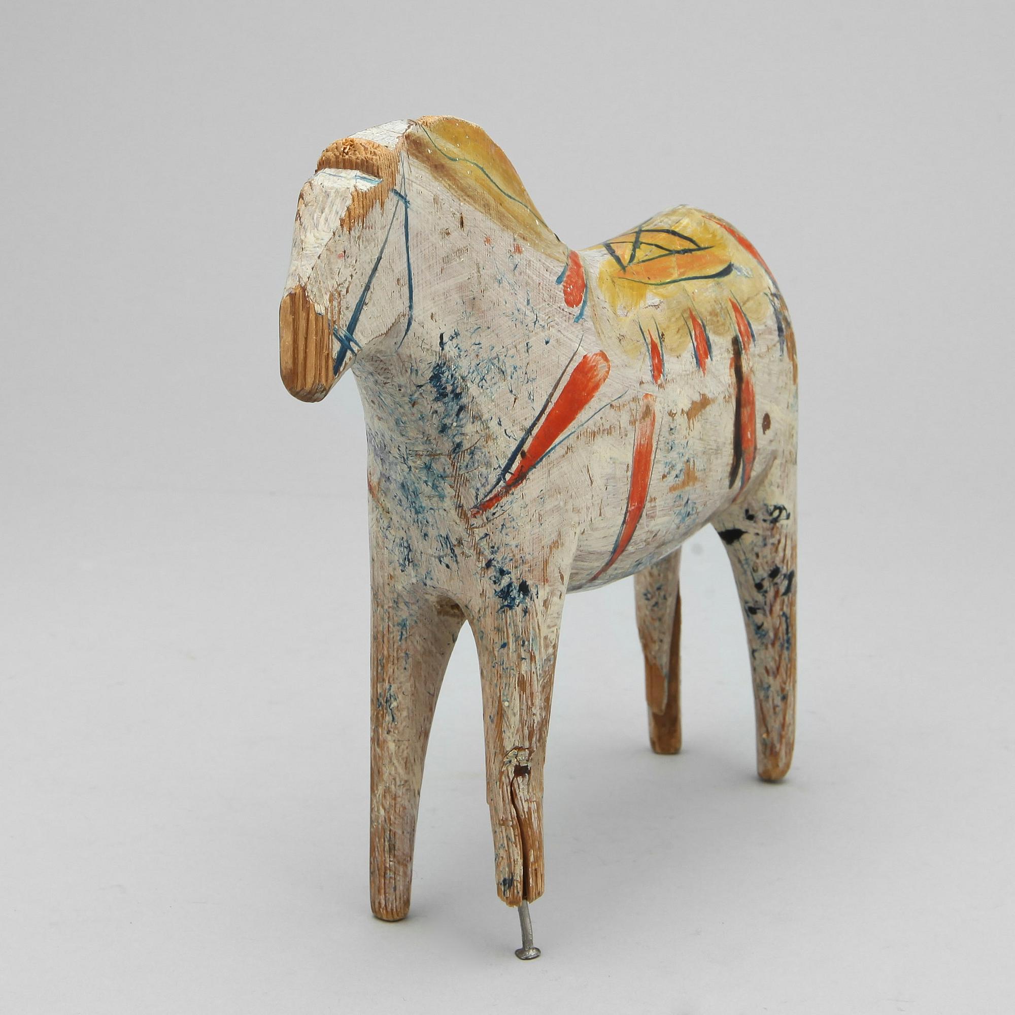 DALAHÄST, allmoge, Hälsingland, omkring år 1900.