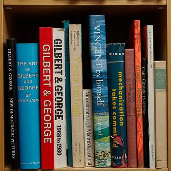 Björn Springfeldt's art library.