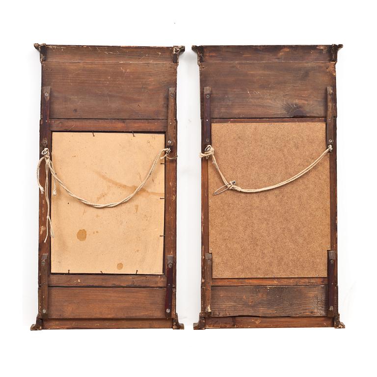 SPEGLAR, ett par, empirestil, 1800-tal.