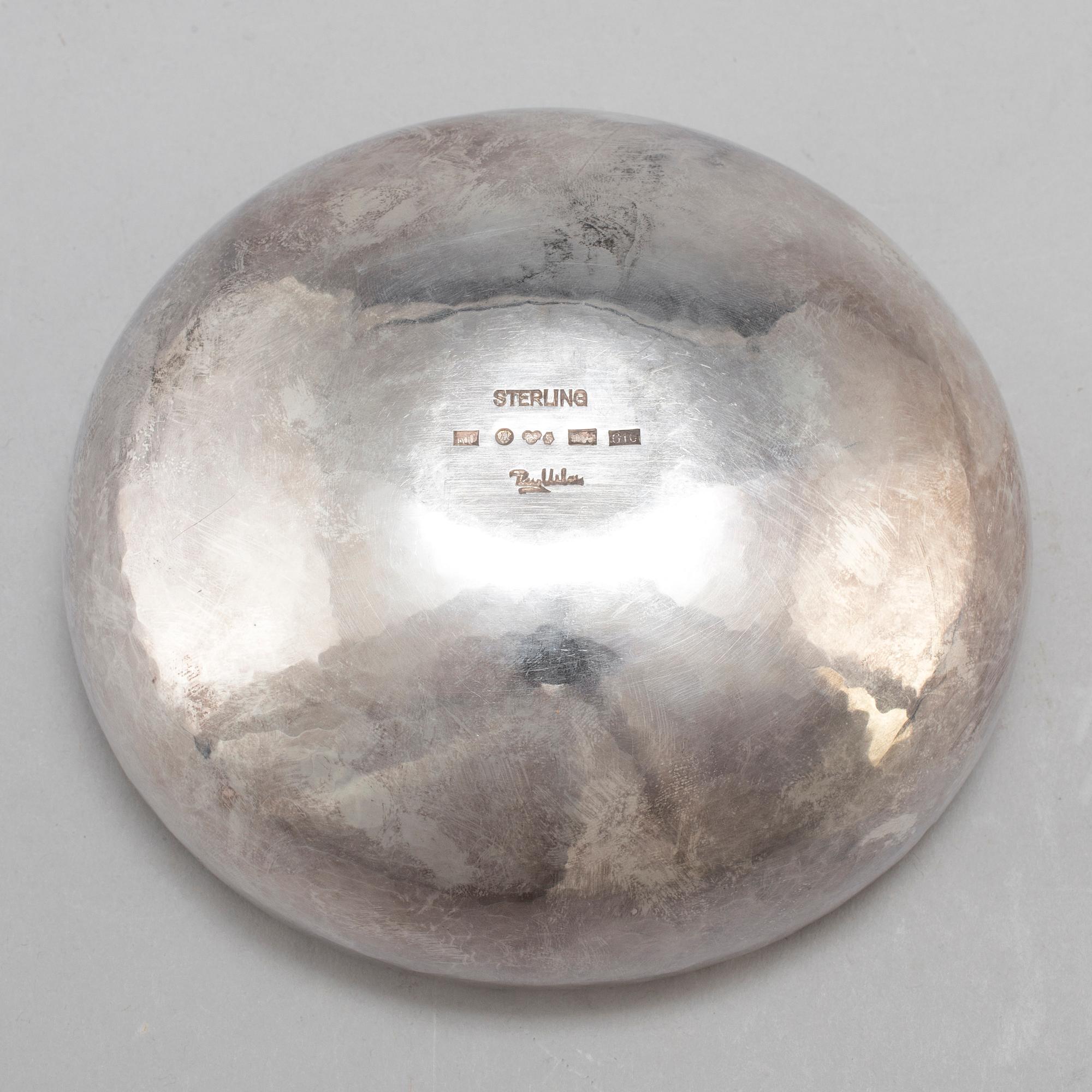 REY URBAN, a sterling silver bowl, Stockholm, 1981.