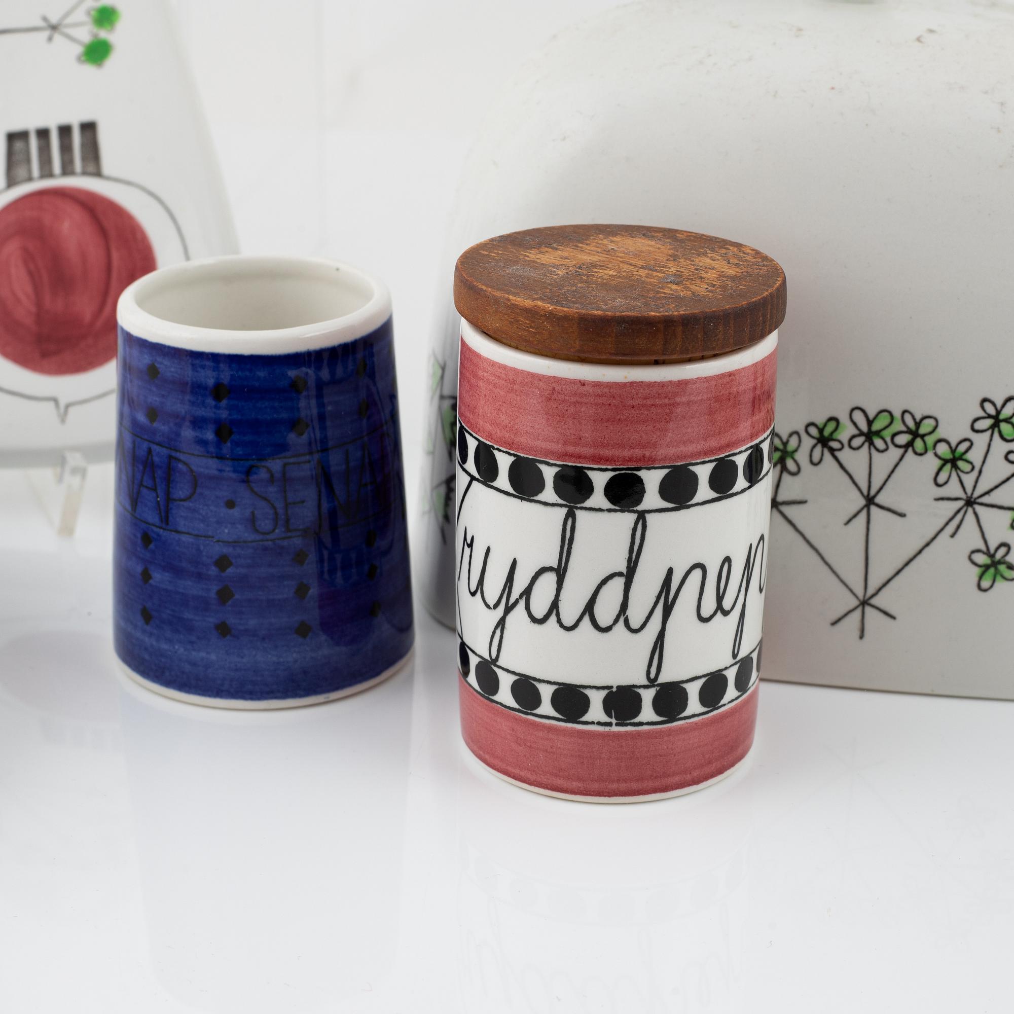 Marianne Westman, a 42-piece service, 'Picknick' and 'Pomona', Rörstrand, Sweden.