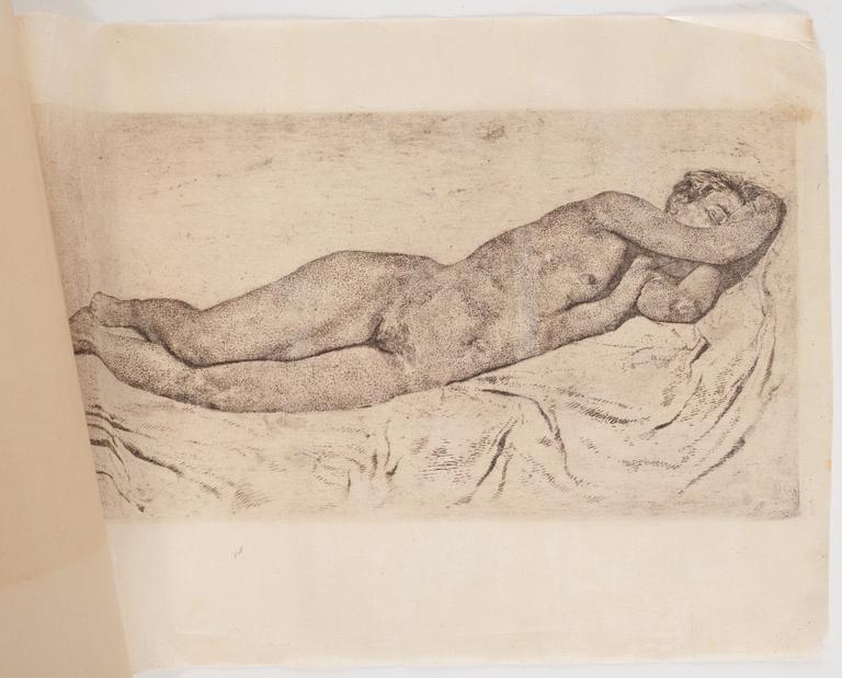 Lotte Laserstein, "Schlafender weiblicher Akt".
