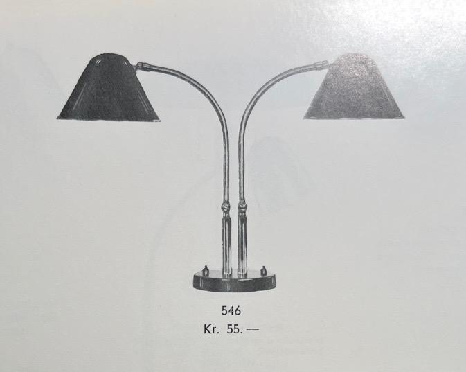 Boréns, bordslampa, modell "546", Borås, 1930-40-tal.