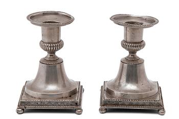 49. A PAIR OF CANDLESTICKS.