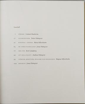 A lot of eight books regarding Orrefors glasbruk.