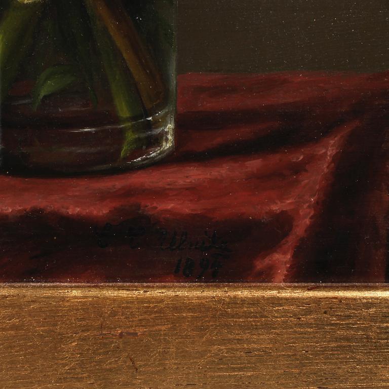 EMIL C ULNITZ, olja på duk, daterad 1894.