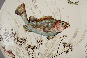 FISKSERVIS, 20 delar, porslin, "Fish", Johnson Bros, England.