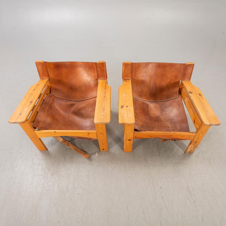 Karin Mobring, fåtöljer, ett par, "Natura", IKEA, 1970-tal.