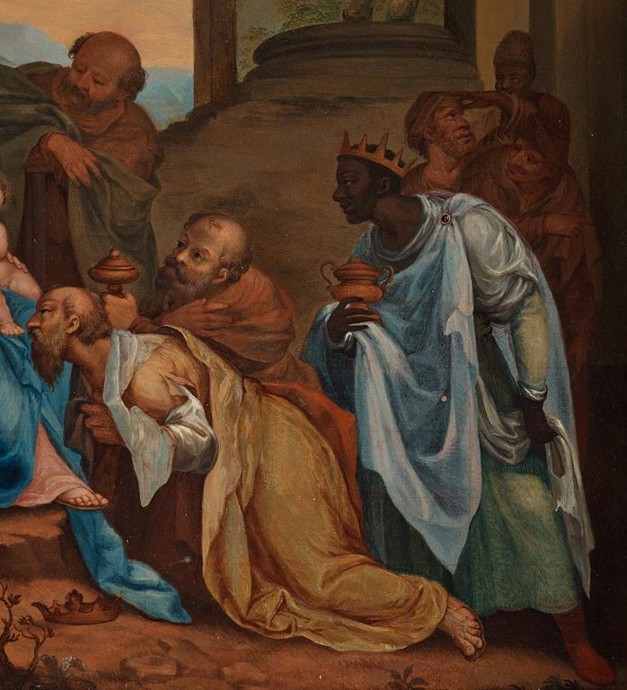 Andreas von Behn, The Adoration of the Magi and Christ among the Doctors, a pair.