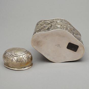 TEDOSA, silver, barockstil, Tyskland, omkring sekelskiftet 1900. Vikt ca 230g.