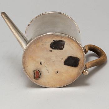 An end of the 18th Century  Dutch silver teapot.