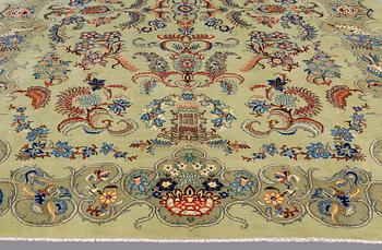 Matto, Figural Royal Kashan, ca 434 x 330.