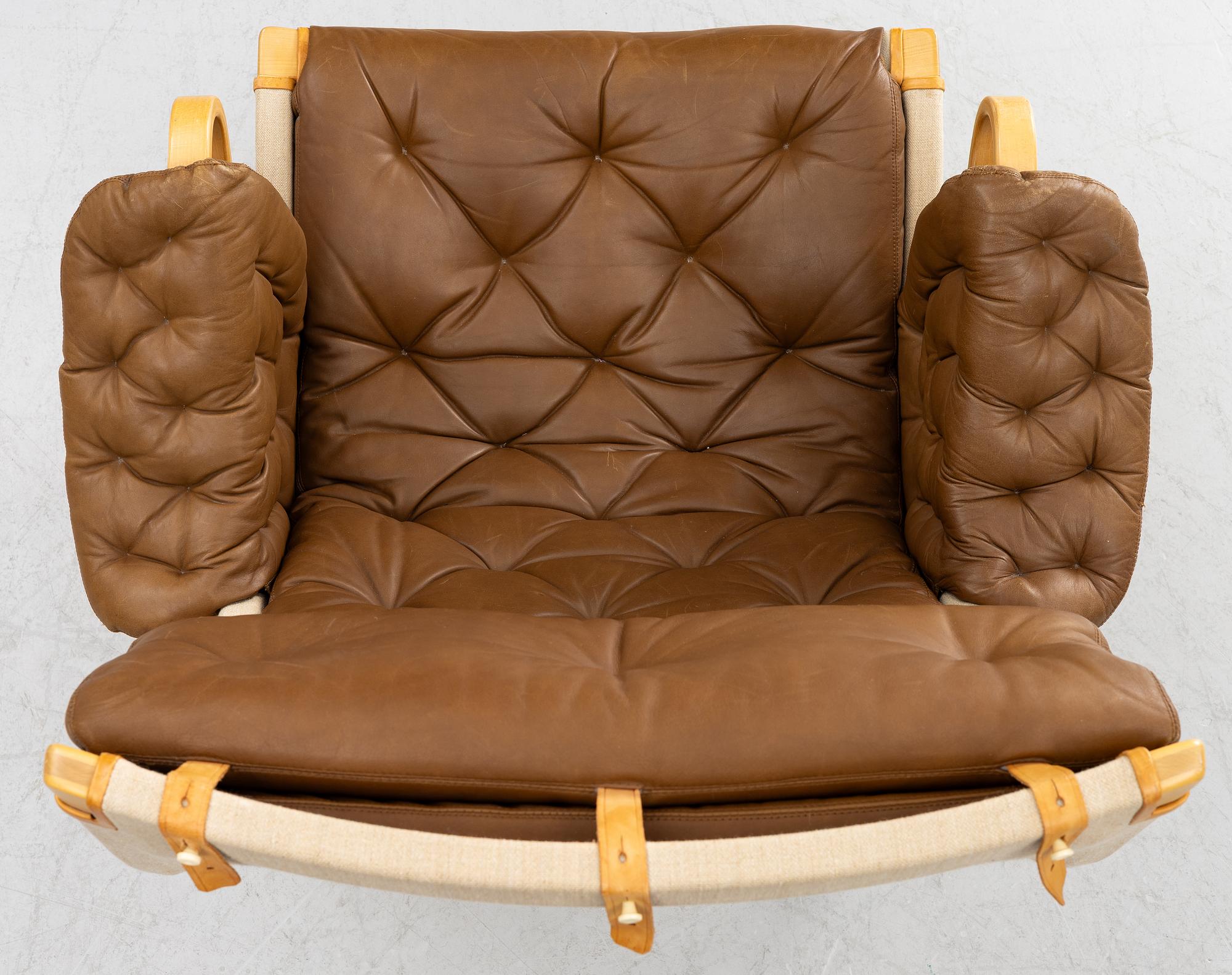 Bruno Mathsson, a 'Pernilla' armchair, Dux, later part of the 20th century.