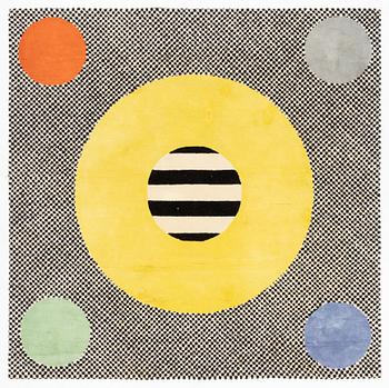 Pia Wallén, matta, tuftad, ca 248 x 250 cm.