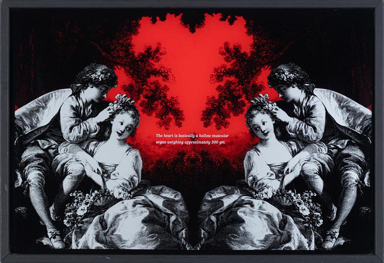 Maya Eizin Öijer, screenprint on acrylic glass, signed and numbered on verso.