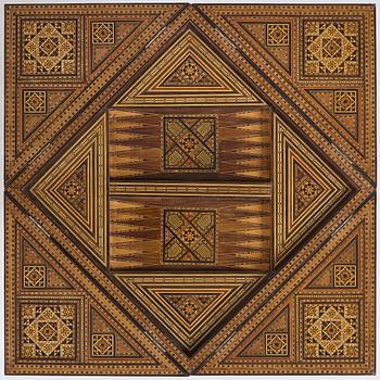 Spelbord, Damaskus Syrien, omkring år 1900.