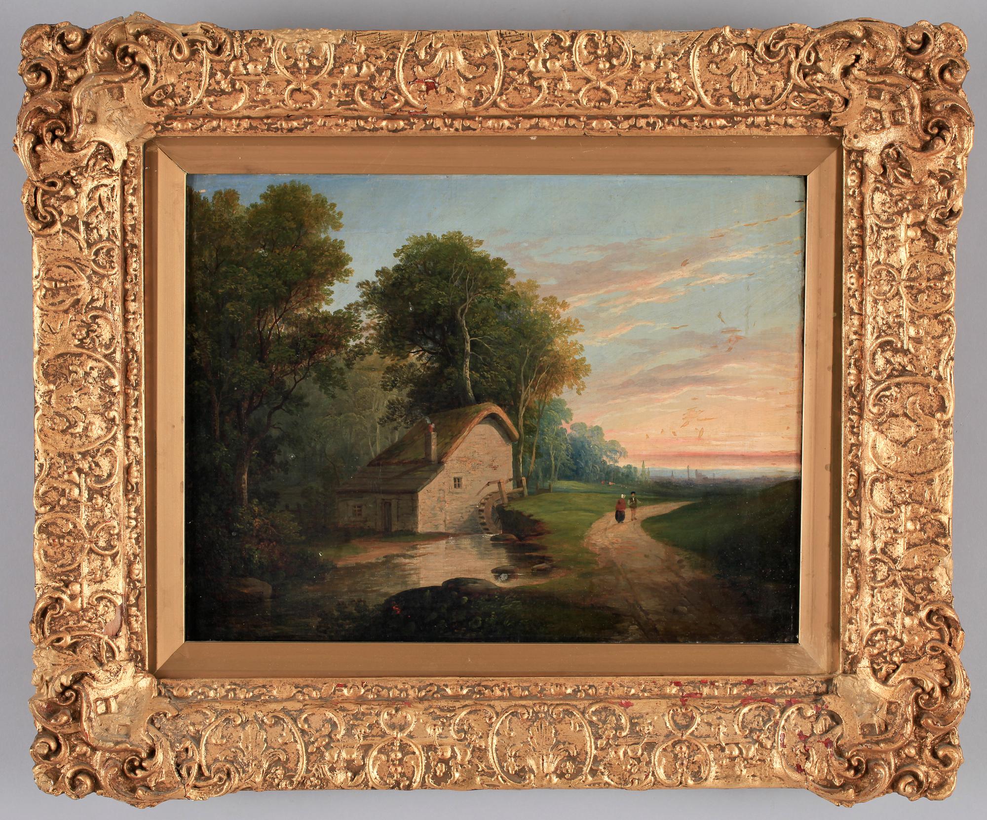 PETER NASMYTH, hans art, olja på duk, 1800-tal.