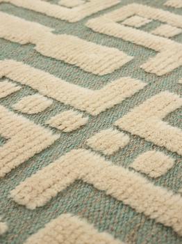 Sigvard Bernadotte, A CARPET, knotted pile in relief, ca 178 x 112 cm, signed SB (Sigvard Bernadotte).