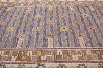 Märta Måås-Fjetterström, A CARPET, "Steninge", knotted pile, ca 307 x 207 cm, signed MMF.