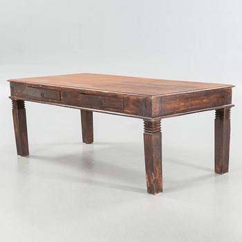 An indian library table from the second half of the 20th century.