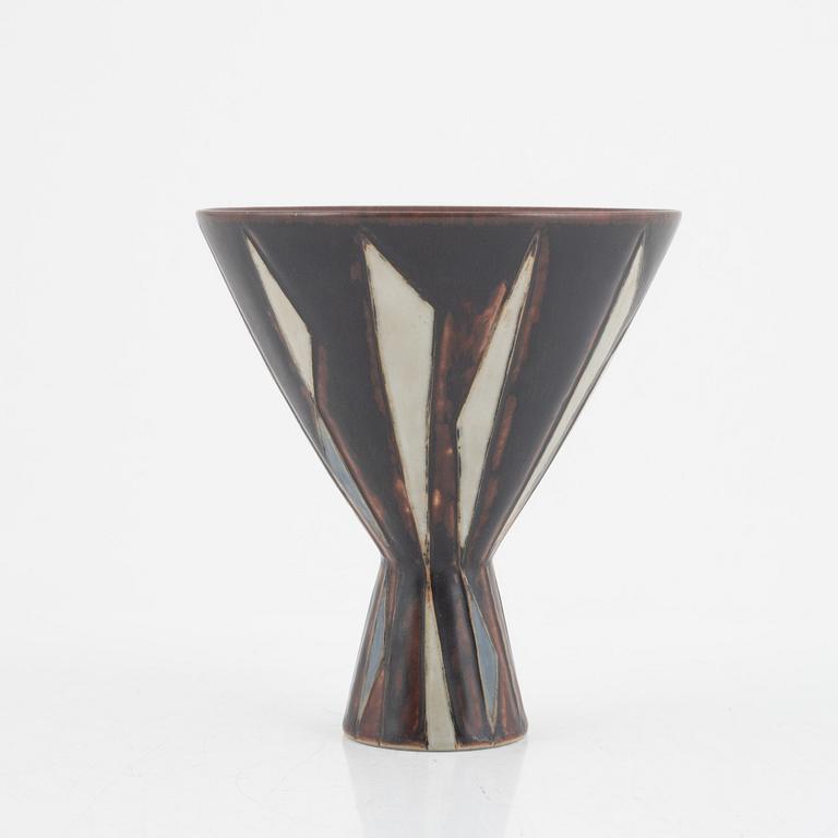 Carl-Harry Stålhane, a stoneware vase, Rörstrand 1955.