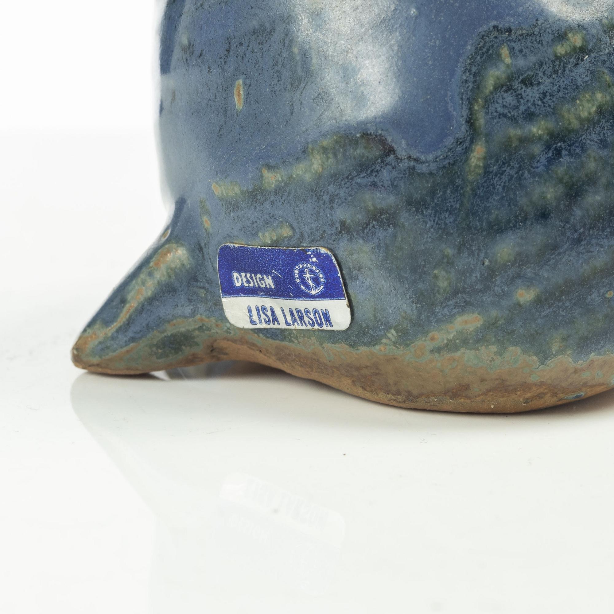 Lisa Larson, figurin, stengods, "Spökmusen" ur serien "Menageri", Gustavsberg.