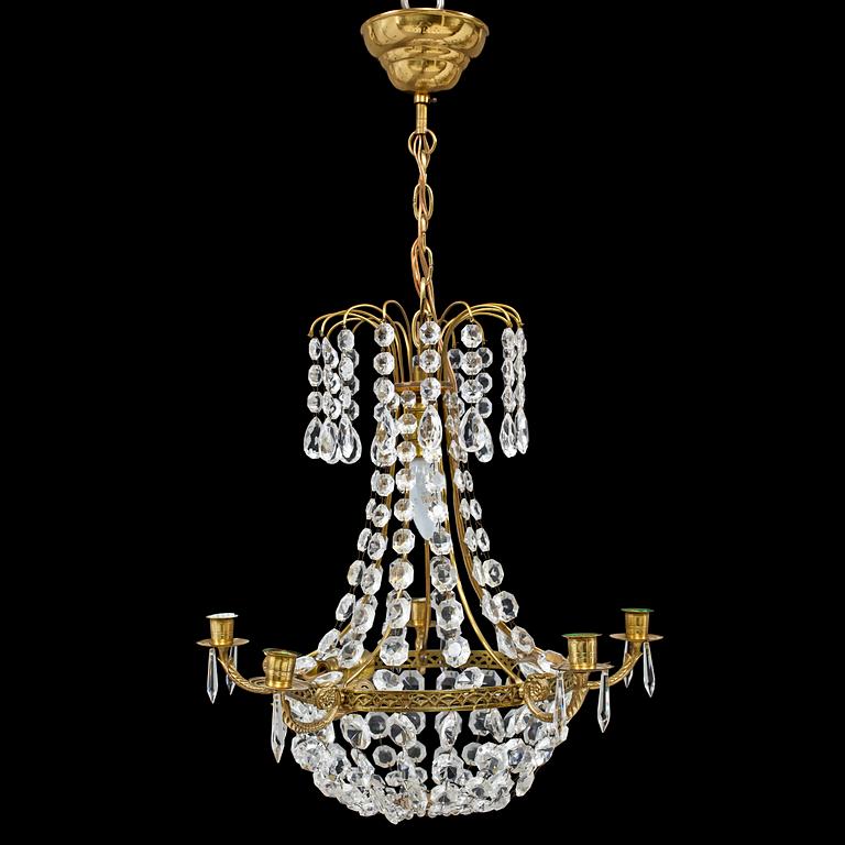 LJUSKRONA, empirestil, 1900-tal. H 42.