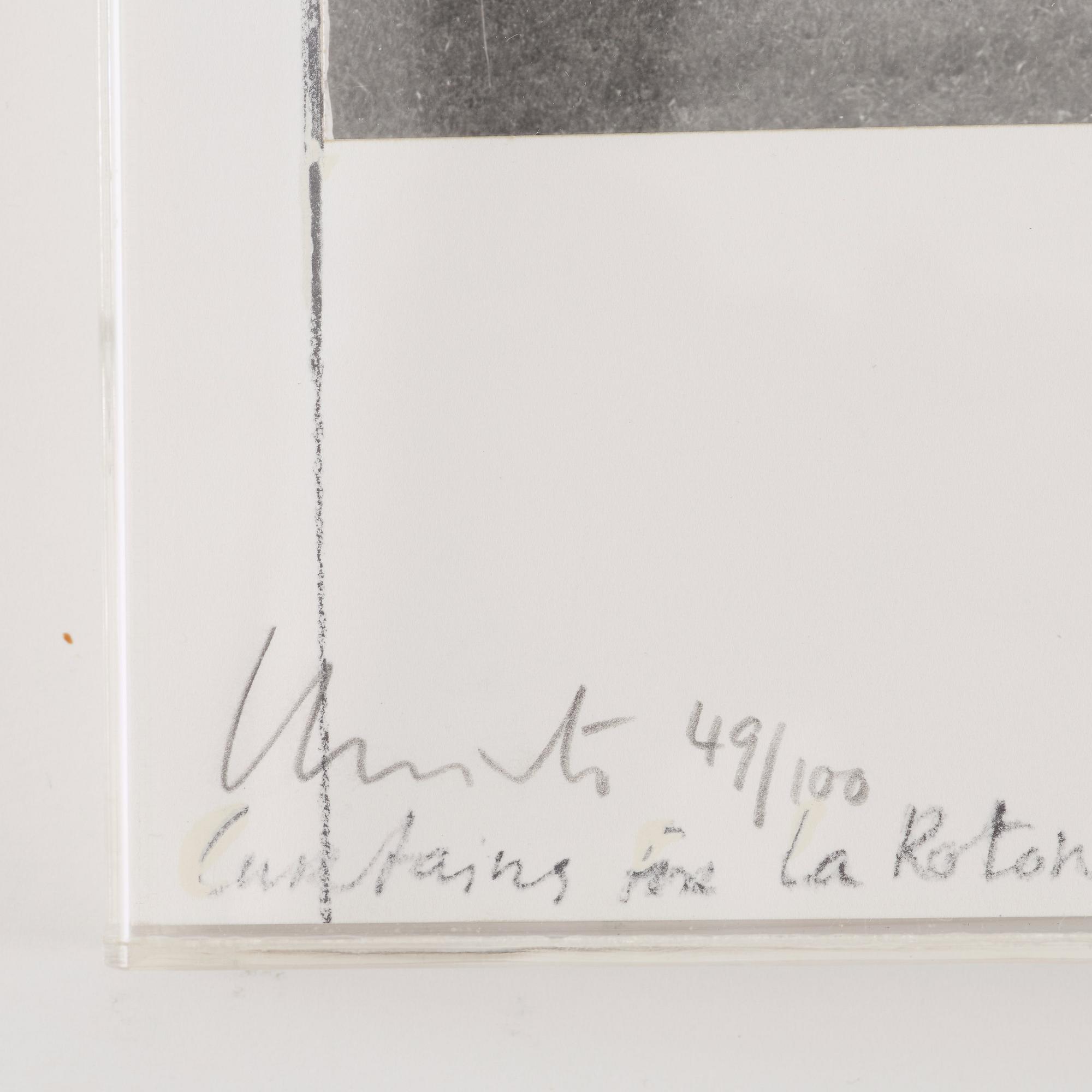 Christo & Jeanne-Claude, "Curtains for la Rotonda, project for Milan" from "Five Urban Projects".