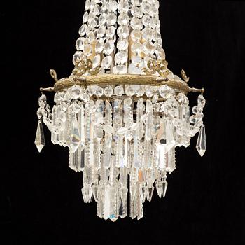 A chandelier, early 20th Century.