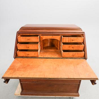 A mahogany flap secretaire first half of the 20th century.