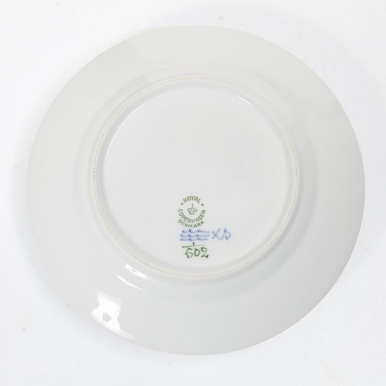 Royal Copenhagen, Smörterrin, porslin, "Musselmalet halvblond", Danmark.