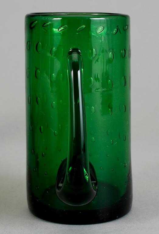 ÖLSEJDLAR, 8 st, Johansfors Glasbruk, 1900-tal.