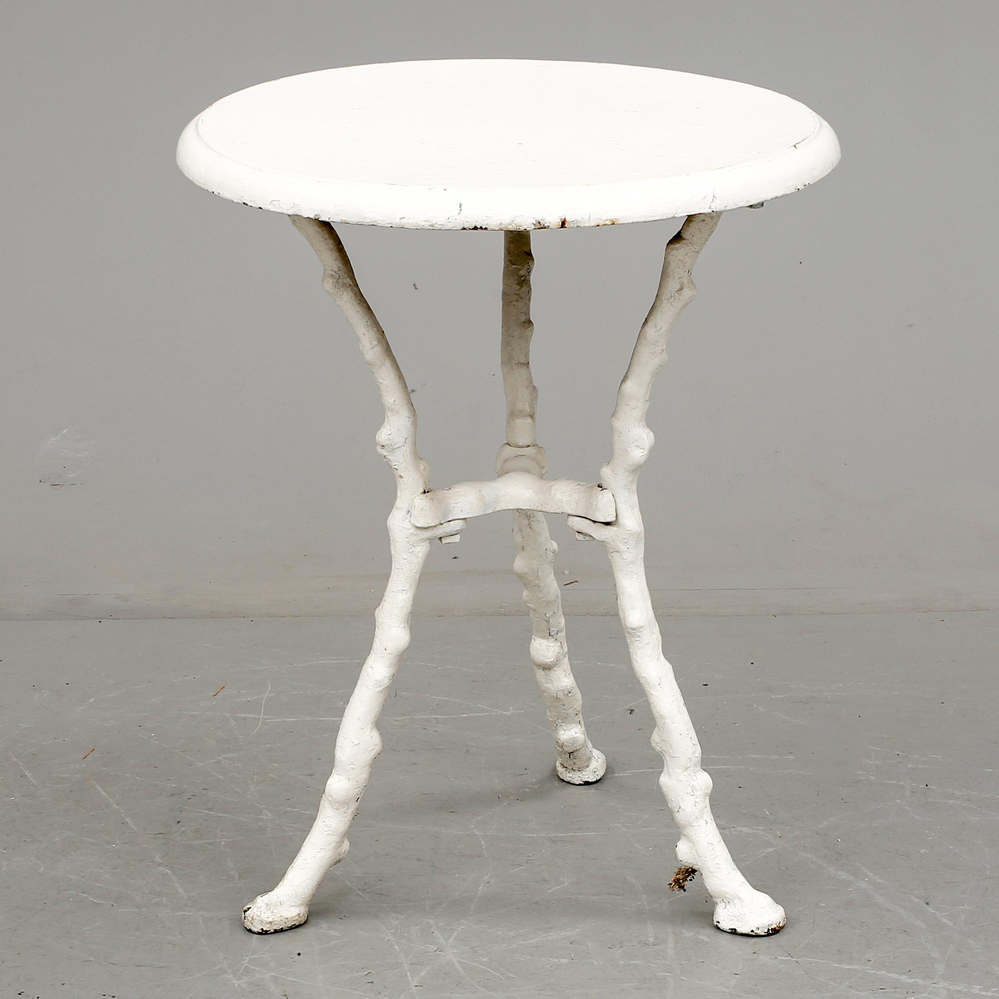 TRÄDGÅRDSBORD, gjutjärn, 1800-talets slut.