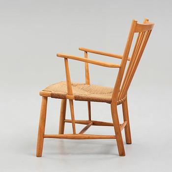 HANS J WEGNER, a "Magasin du Nord" chair for FDB Møbler, Denmark 1940's.
