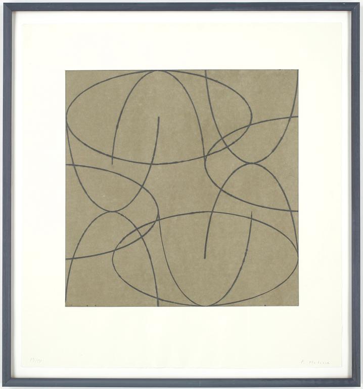 PETER HAHNE, etning, signerad och numrerad 19/50.