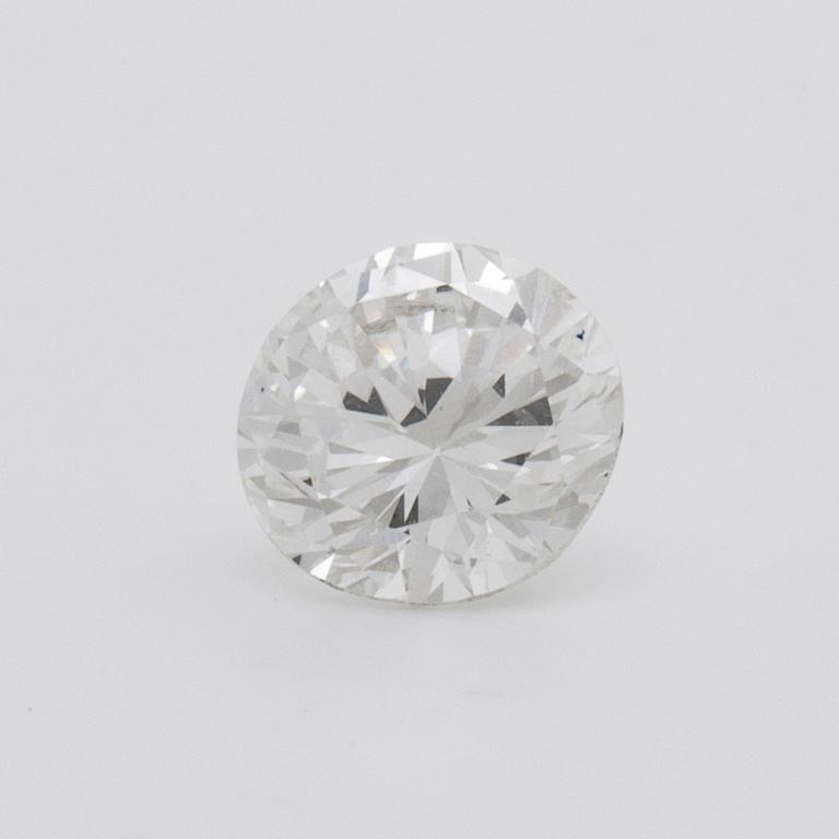 BRILJANT, lös sten, ca 0,65 ct, ca G-H SI.