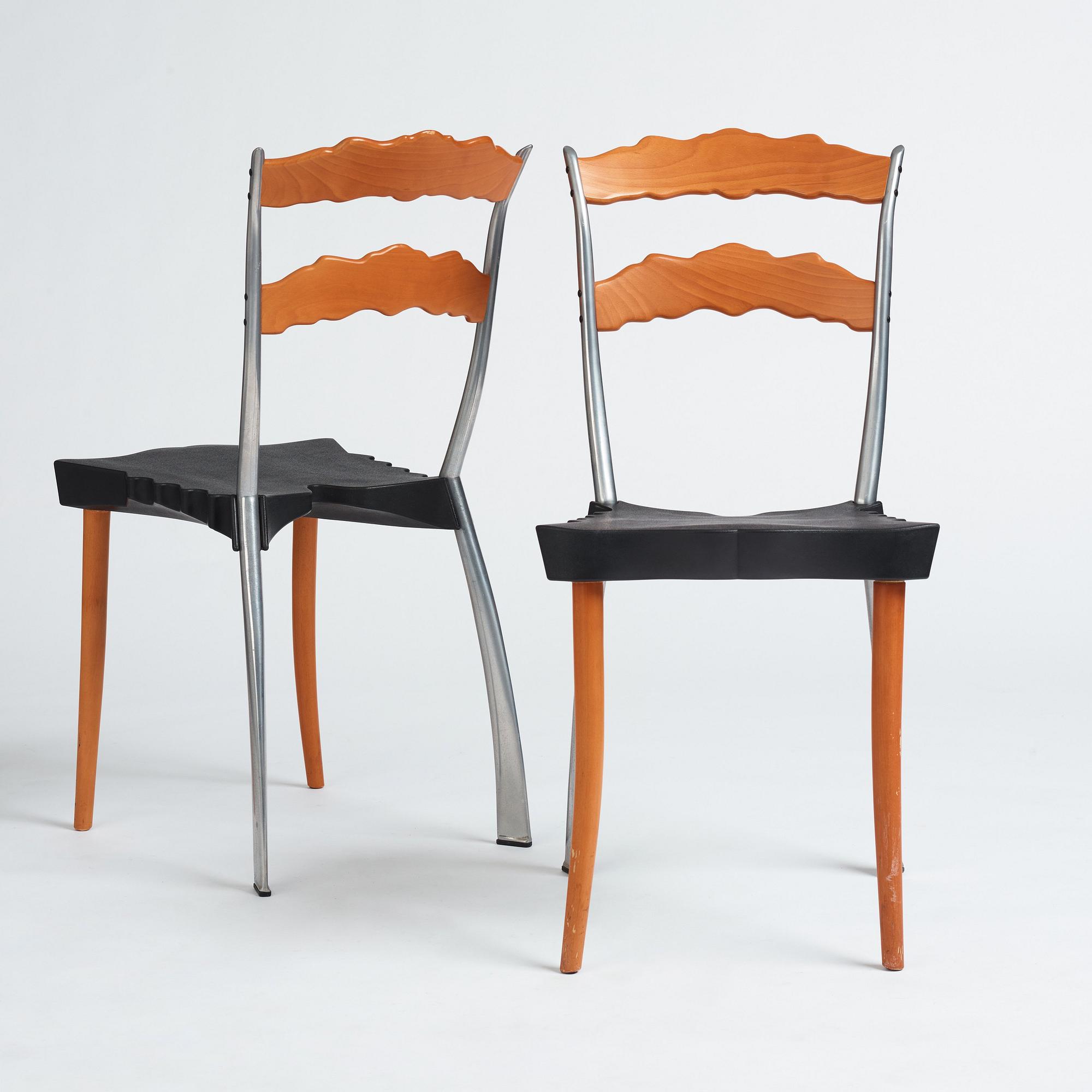 Borek Sipek, 6 "Sedlak" chairs for Vitra, post 1992.