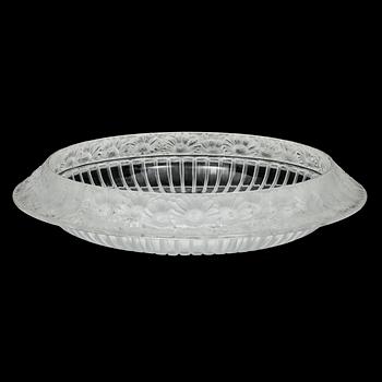 SKÅLFAT, glas. Lalique, Frankrike.