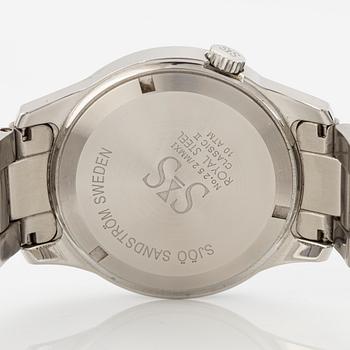 Sjöö Sandström, Royal Steel Classic II, armbandsur, 41 mm.
