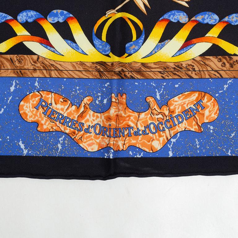 Hermès, scarf, "Pierres d'Orient et d'Occident".