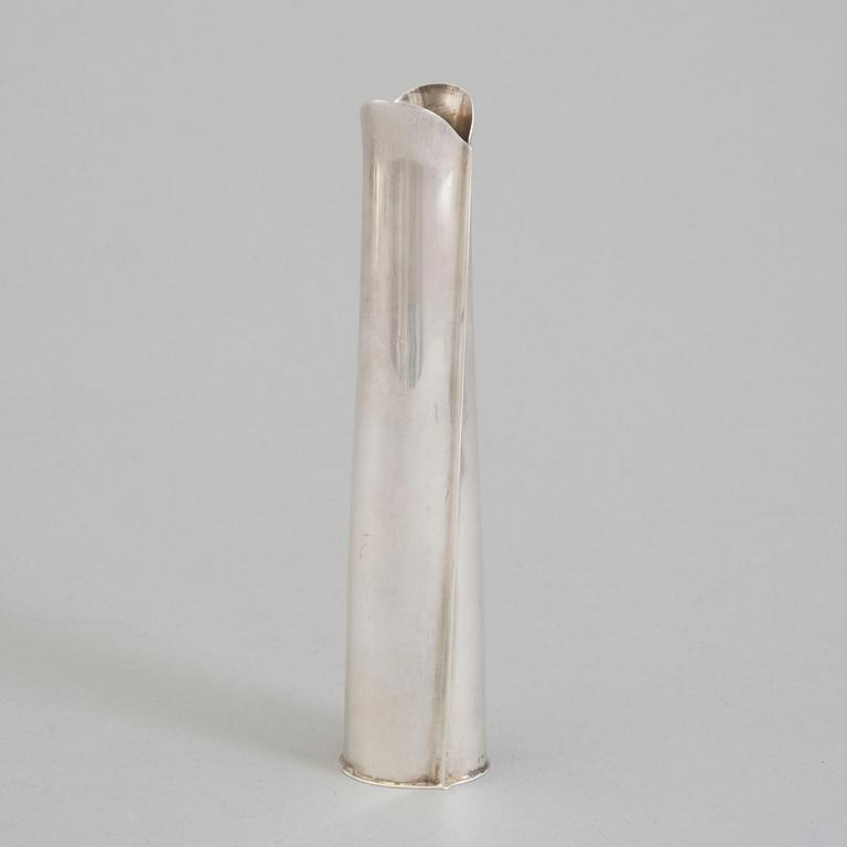 TAPIO WIRKKALA, a "TW 36" silver vase, Kultakeskus, Finland 1959.