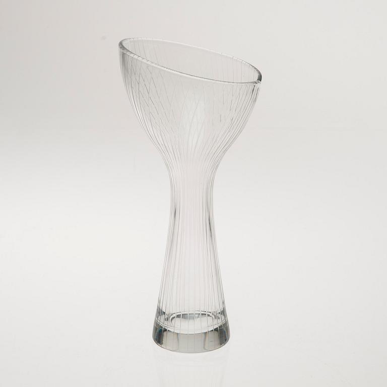 VAS, glas, signerad Tapio Wirkkala Iittala -55.