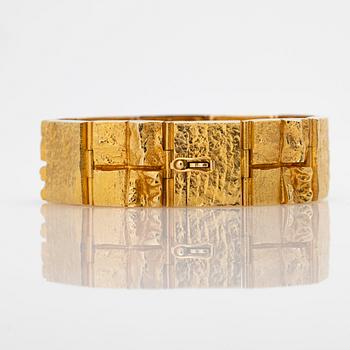 Björn Weckström, Bracelet, 18K gold, "Quadrate forms", for Lapponia, Finland.