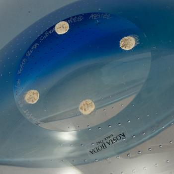 GÖRAN WÄRFF, vas samt skål, glas. Kosta Boda, signerade.