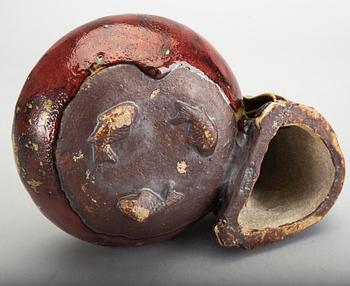 A Japanese 20th century signed porcelain figurine.