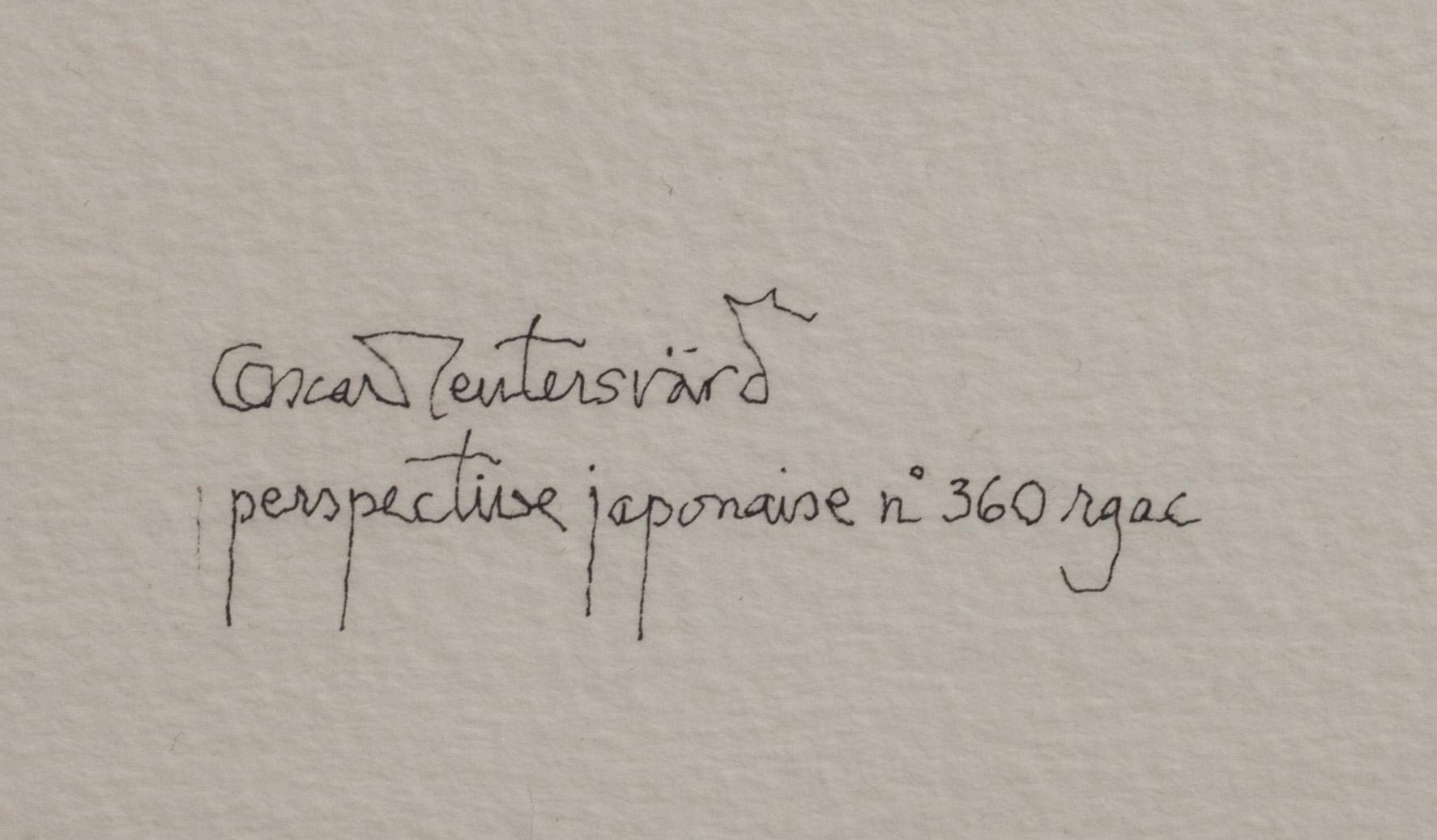 OSCAR REUTERSWÄRD, akvarell, signerad.
