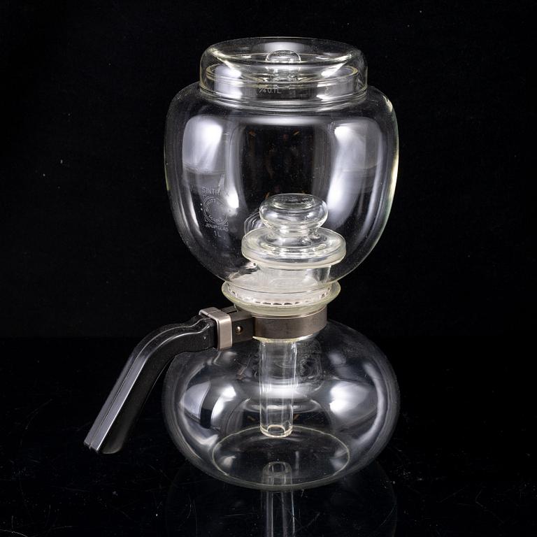 WILHELM WAGENFELD & GERHARD MARCKS, perkulator, "Sintrax", Jenaer Glaswerk, Schott & Gen, Tyskland.