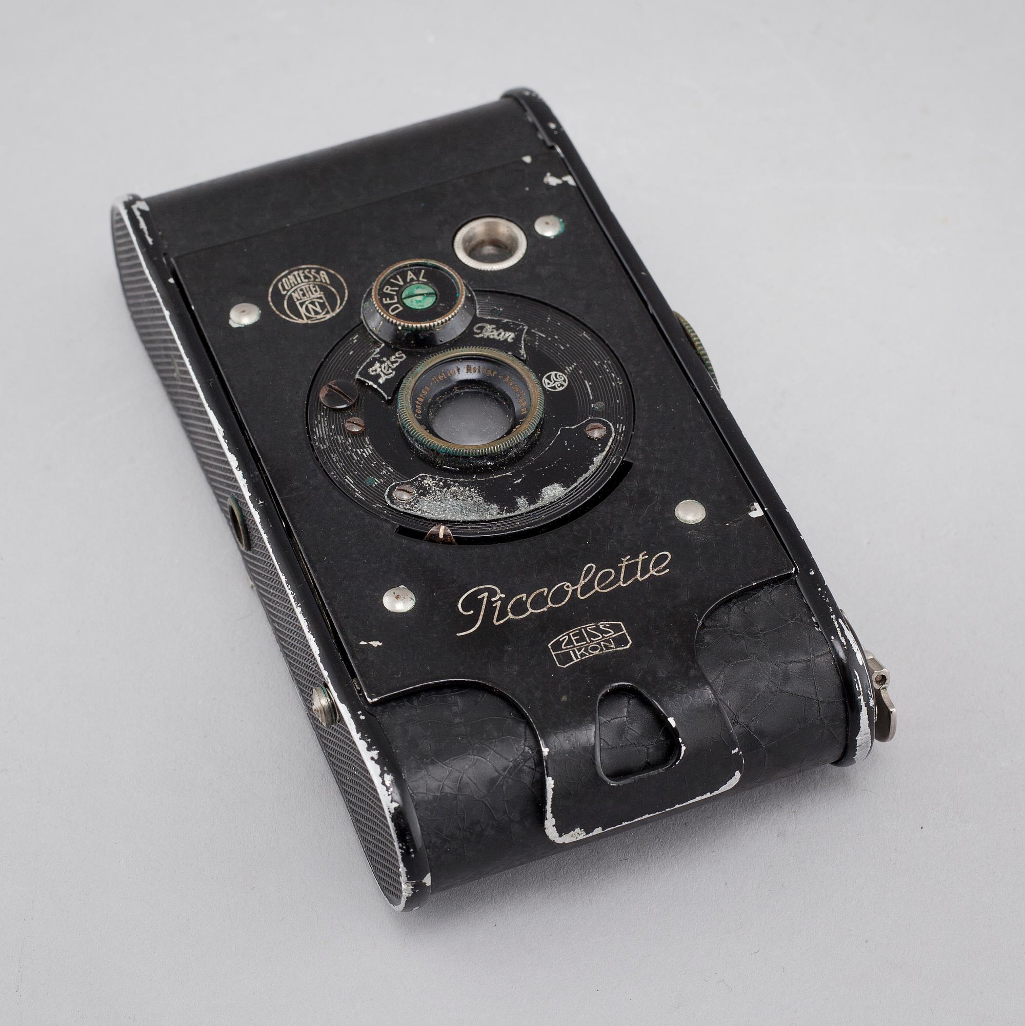 KAMERA, "Piccolette", Zeiss- Ikon, Contessa- Nettel Piccolette, 1900-talets första hälft.