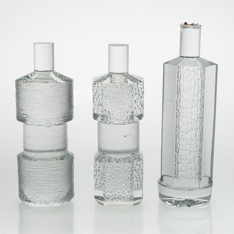 Timo Sarpaneva, prototyper, 6 st, signerade Original Design Timo Sarpaneva 1976 Iittala.